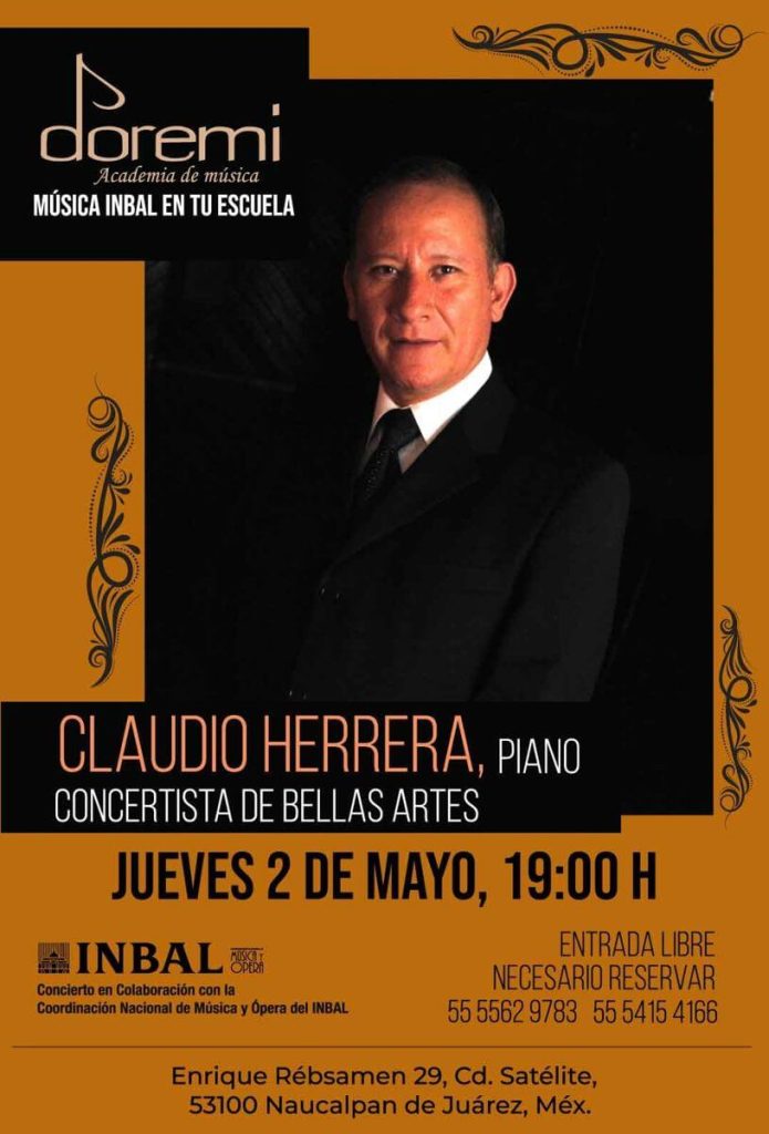 Claudio Herrera en concierto mayo 2024
