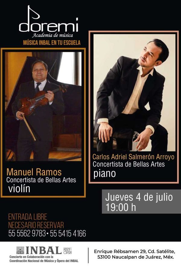 Concierto Manuel Ramos y Carlos Adriel
