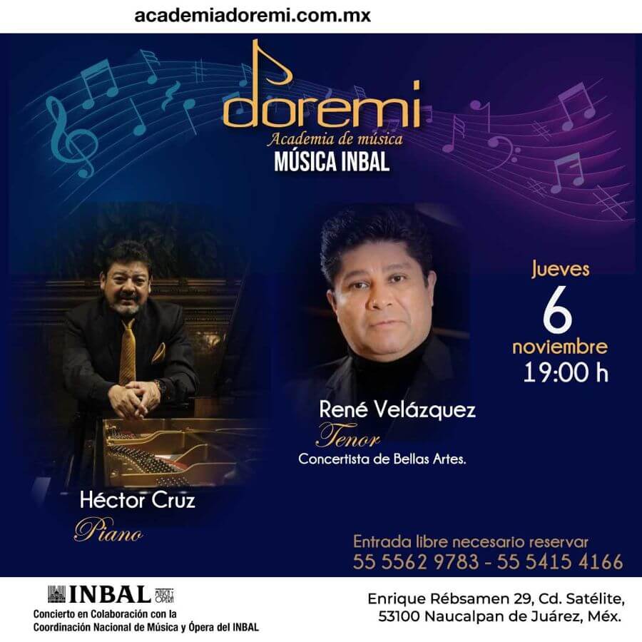 Héctor Cruz y René Velázquez en concierto