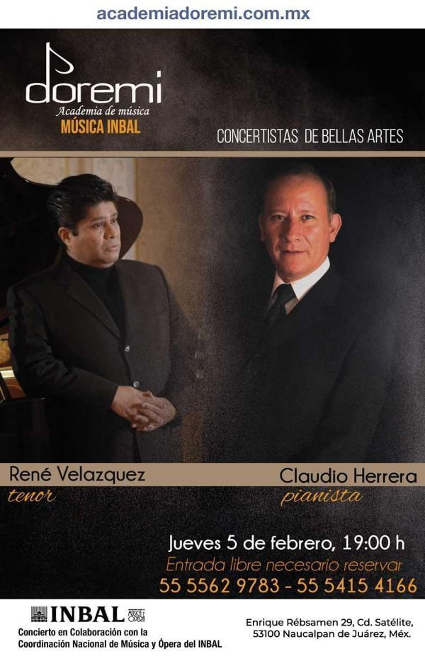 René Velázquez y Claudio Herrera en concierto